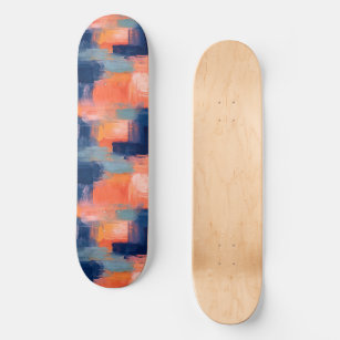 Skateboard Pintura colorida