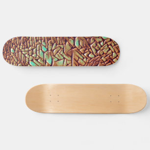 Skateboard Pintura con grietas