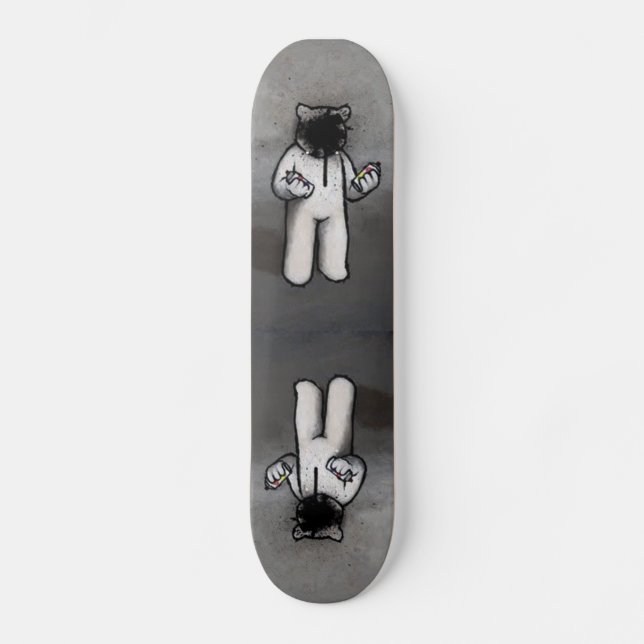 Skateboard pintura de aerosol (Anverso)