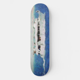 Skateboard Pintura de barco
