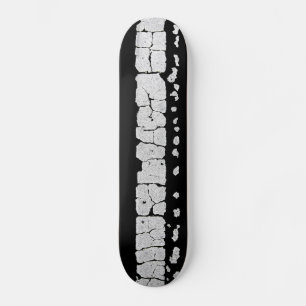 Skateboard Pintura de carretera con grietas