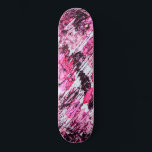 Skateboard Pintura de color rosa rosa negro rojo acrílico<br><div class="desc">Este moderno cuadro artístico es perfecto para la mujer de moda y artística. Presenta un diseño abstracto de color rosa negro pintado a mano, rosa neón y rojo burdeos. Es bonito, elegante y contemporáneo.**NOTA IMPORTANTE DE DISEÑO: Para cualquier solicitud de diseño personalizada, como solicitudes de producto coincidentes, cambios de color,...</div>