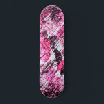 Skateboard Pintura de color rosa rosa negro rojo acrílico<br><div class="desc">Este moderno cuadro artístico es perfecto para la mujer de moda y artística. Presenta un diseño abstracto de color rosa negro pintado a mano, rosa neón y rojo burdeos. Es bonito, elegante y contemporáneo.**NOTA IMPORTANTE DE DISEÑO: Para cualquier solicitud de diseño personalizada, como solicitudes de producto coincidentes, cambios de color,...</div>