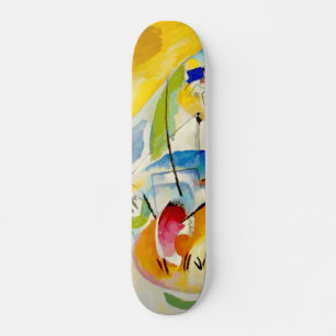 Skateboard Pintura de la batalla marítima de Kandinsky en 191