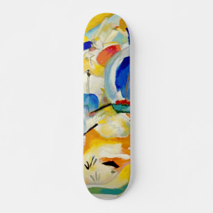 Skateboard Pintura de la batalla marítima de Kandinsky en 191