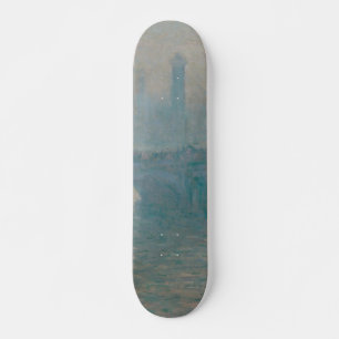 Skateboard Pintura de Monet Waterloo Bridge Gray Weather