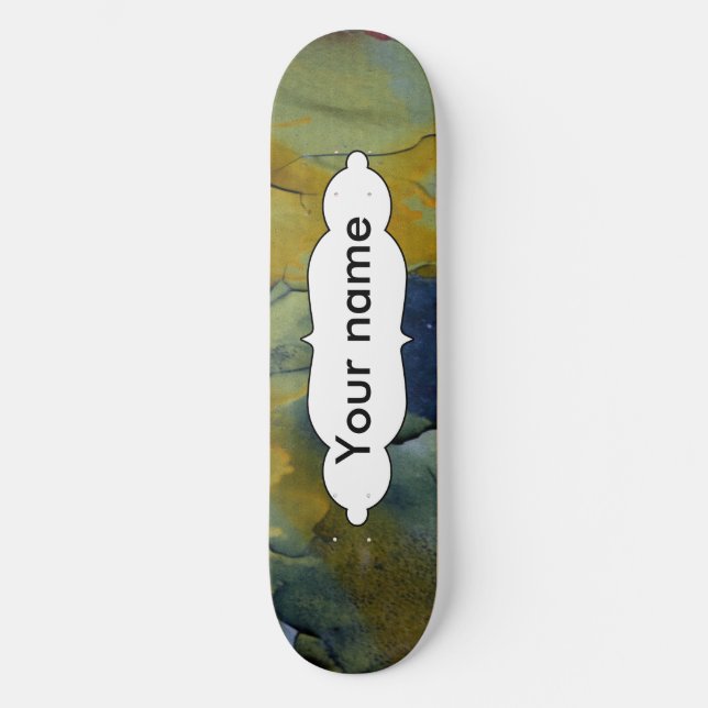 Skateboard Pintura de pelado (Anverso)