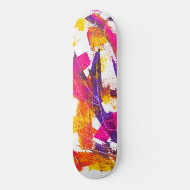 Skateboard pintura de salpicadura (Anverso)