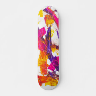 Skateboard pintura de salpicadura