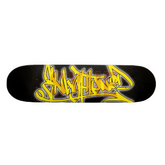 Skateboard Pintura ilustrada de graffiti