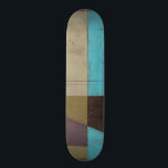 Skateboard Pintura Minimalista contemporánea con un color pro<br><div class="desc">¿Qué obtienes cuando mezclas un verbo minimalista con un color profundo y rico? Obtienes esta pintura contemporánea de Jennifer Goldberger. Pluma,  azul claro y gris se mezclan para dar vida a esta pieza. ¡Compra tu copia hoy!</div>