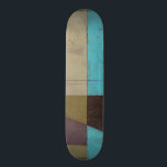 Skateboard Pintura Minimalista contemporánea con un color pro<br><div class="desc">¿Qué obtienes cuando mezclas un verbo minimalista con un color profundo y rico? Obtienes esta pintura contemporánea de Jennifer Goldberger. Pluma,  azul claro y gris se mezclan para dar vida a esta pieza. ¡Compra tu copia hoy!</div>