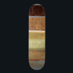 Skateboard Pintura moderna en tonos de la Tierra de Norman Wy<br><div class="desc">Tonos de tierra saludables impregnan esta pintura moderna de Norman Wyatt. Los colores de la pieza se mezclan maravillosamente,  y se verían bien en cualquier habitación de tu casa. ¡También haría un regalo increíble!</div>