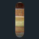 Skateboard Pintura moderna en tonos de la Tierra de Norman Wy<br><div class="desc">Tonos de tierra saludables impregnan esta pintura moderna de Norman Wyatt. Los colores de la pieza se mezclan maravillosamente,  y se verían bien en cualquier habitación de tu casa. ¡También haría un regalo increíble!</div>