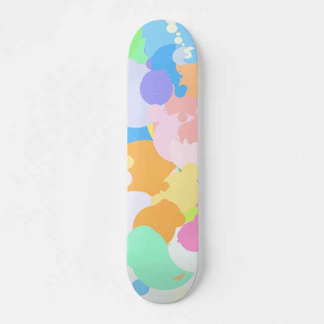 Skateboard Pintura salpicada2 (Anverso )