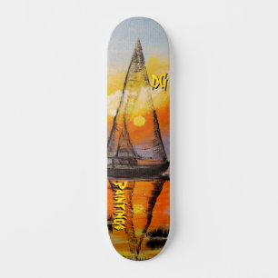 Skateboard Pinturas DG Atardecer Vela