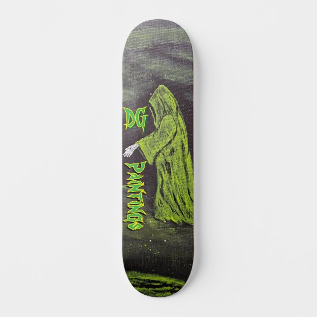 Skateboard Pinturas DG Green Reaper (Anverso)