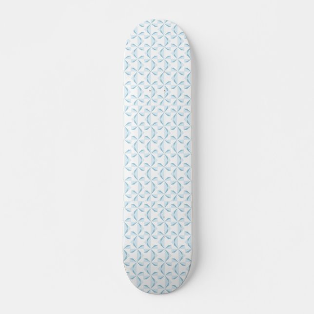 Skateboard Pinzas azules de cielo (Anverso )