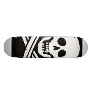 Skateboard pirata-bandera