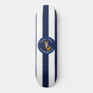 Skateboard pirata de Nautical Blue Boy