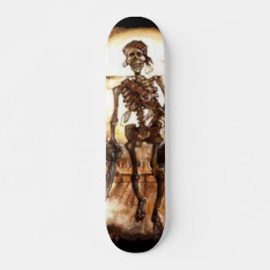 Skateboard pirata del skleleton