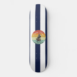 Skateboard Pirata Fiesta de Sunset Rum Skeleton