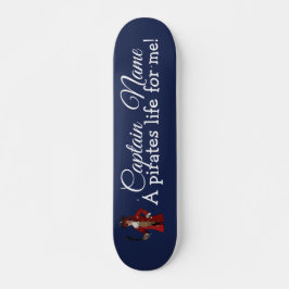 Skateboard Pirata Nautical Blue Boy