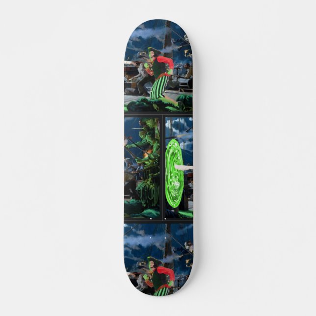 Skateboard Pirata Rick (Anverso )