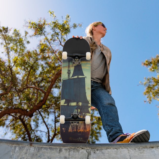 SKATEBOARD PIRATE BARCO FOTOGRAFÍA PISTA DE PATINAJE (Exterior 1)