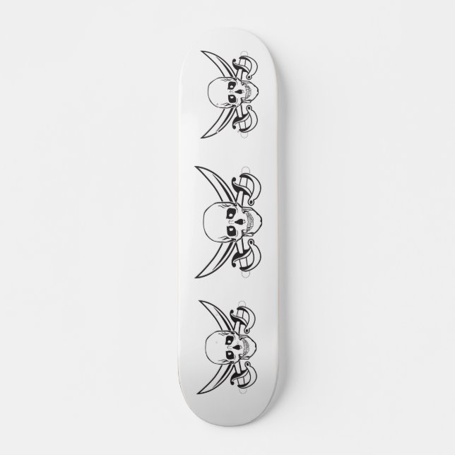 Skateboard Pirate Skull (Anverso )