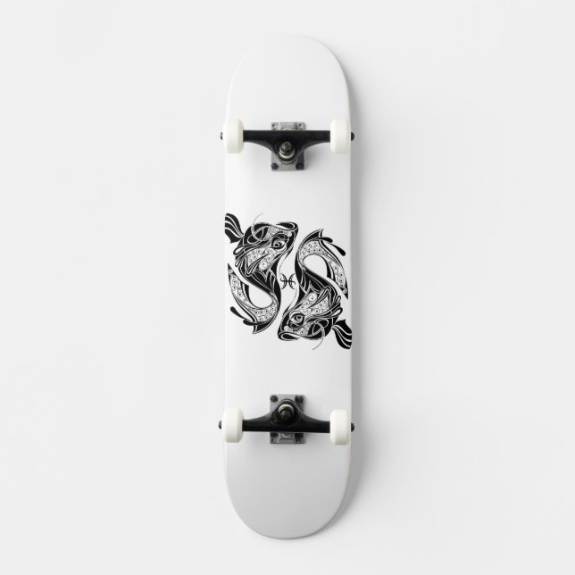 Skateboard Pisces Zodiac (Anverso)
