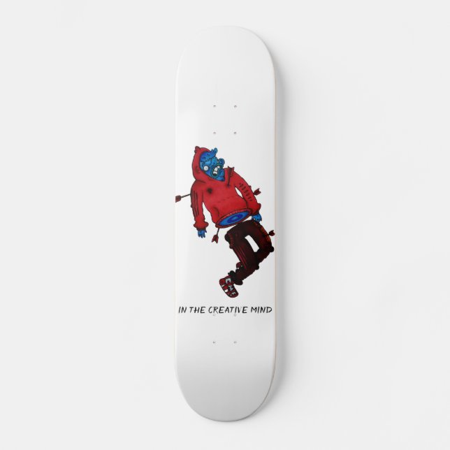 Skateboard Piso de patinaje personalizado con un diseño origi (Anverso)