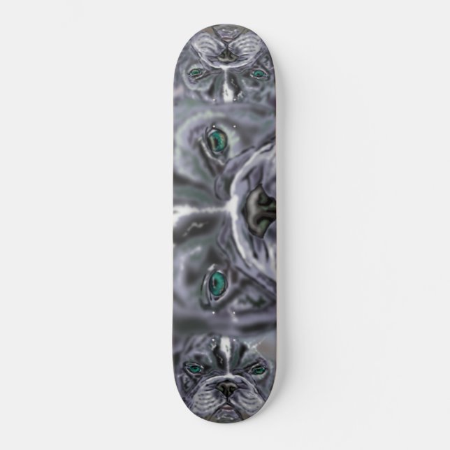 Skateboard Pitbull + (Anverso)
