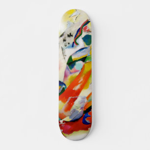 Skateboard PixDezines Kandinsky 1914/panel de pared abstracto