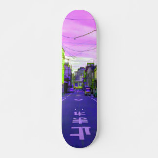Skateboard Pixel de arte retro de 16 bits de 8 bits en Tokio