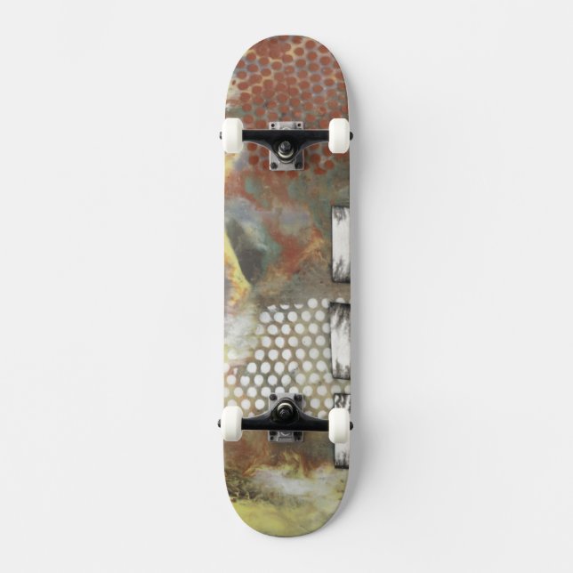 Skateboard Píxeles desangrados II (Anverso)
