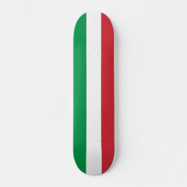 Skateboard Pizarra con bandera de Italia