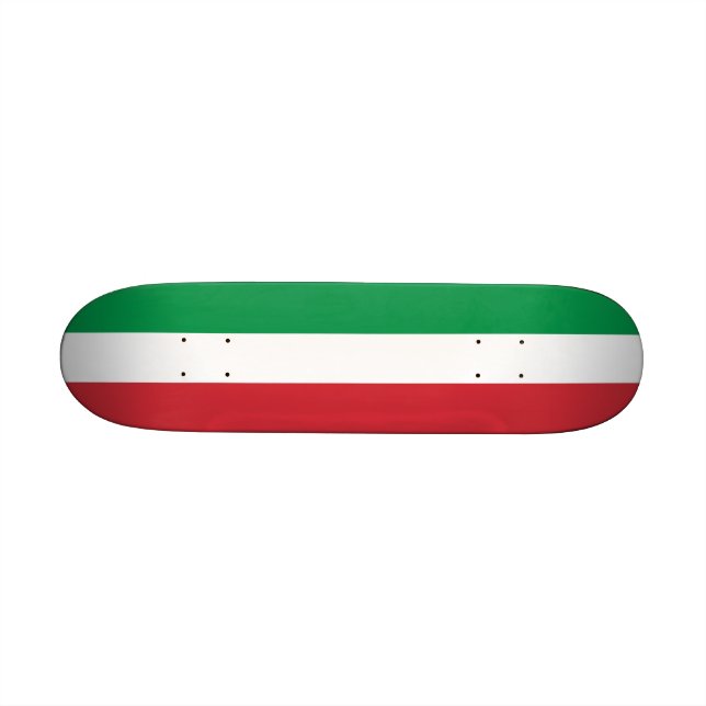 Skateboard Pizarra con bandera de Italia (Horizontal)