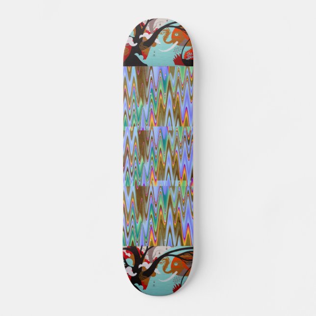 Skateboard Pizarra de arte de graffiti (Anverso)