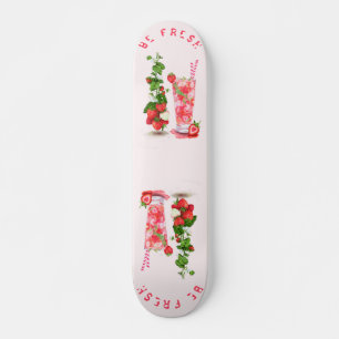 Skateboard Pizarra de frescura para bebidas frescas