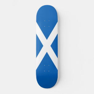 Skateboard Pizarra de la bandera escocesa (Saltire) (Bandera 