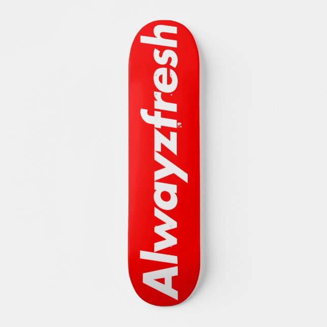 Skateboard pizarra fresca (Anverso )