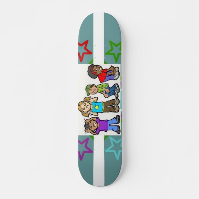 Skateboard Pizarra para niños (Anverso )