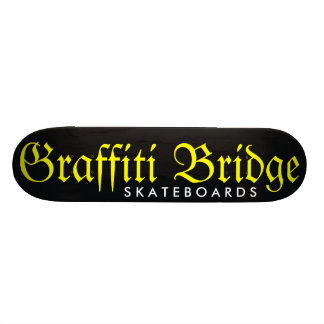 Skateboard Pizarra puente de graffiti