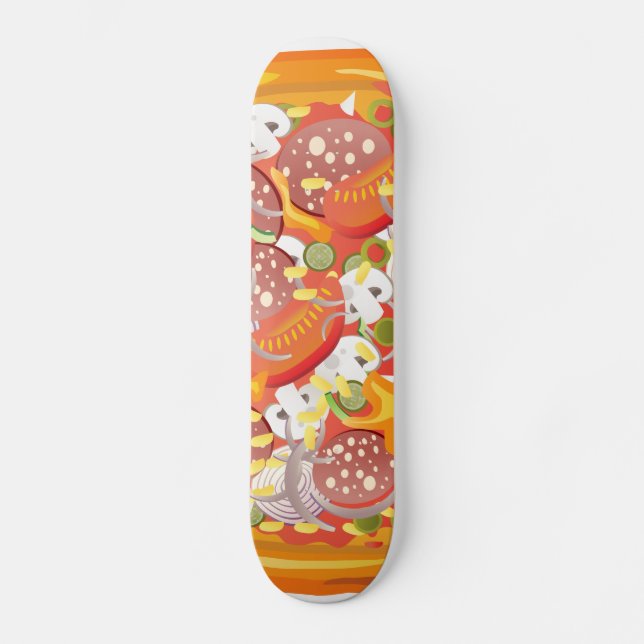 Skateboard Pizza (Anverso)