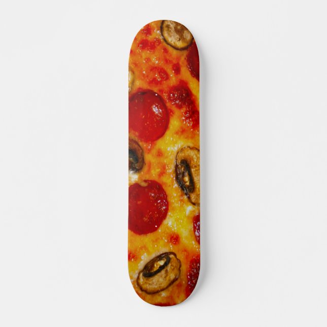 Skateboard Pizza Pepperoni y hongos (Anverso )