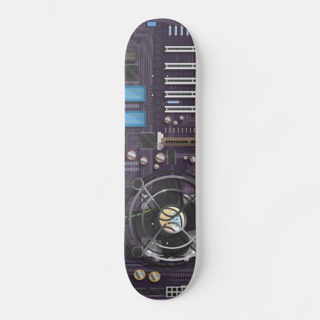 Skateboard Placa base de computadora (Anverso)