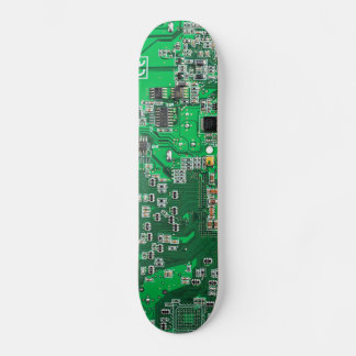 Skateboard Placa de circuito de Geek del ordenador - verde
