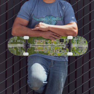 Skateboard Placa de circuito impreso personalizada de color v