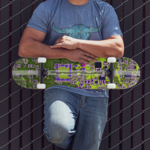 Skateboard Placa de circuito PCB amarilla personalizada para 